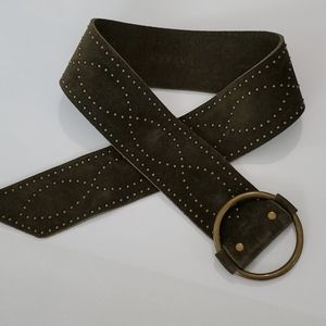 Lauren Ralph Lauren Italian leather Studded belt